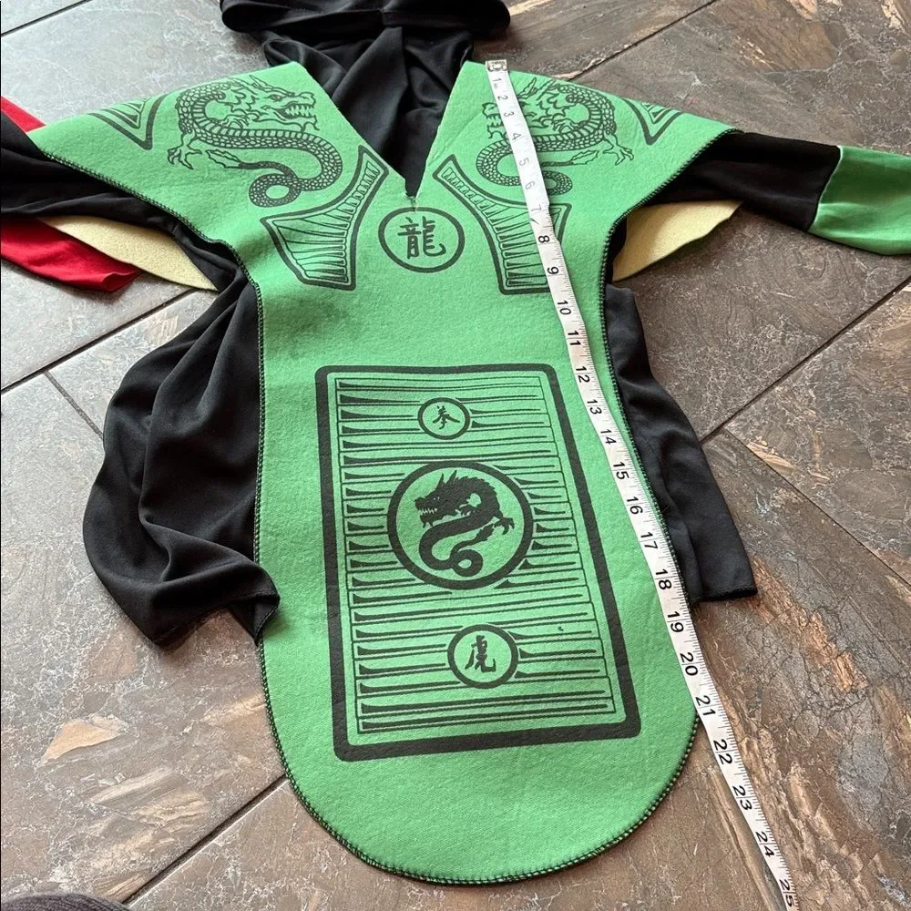 Ninja Costume Bundle W/ sword holder  Red - Medium   Blue - Small Green - Medium